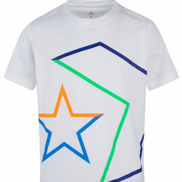 Other - Converse Boys Outlined Star Chevron Logo T-Shirt